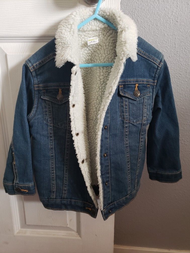 XS 4 Sherpa Jean Jacket Or Corduroy Sherpa Jacket Unisex