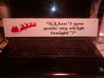 Hand made Christmas sign