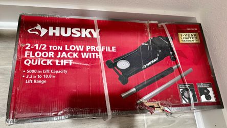Gato Hidráulico Husky 2.5 Ton Low Profile Quick Lift - NUEVO Y SELLADO/ Husky 2.5 Ton Floor Jack
