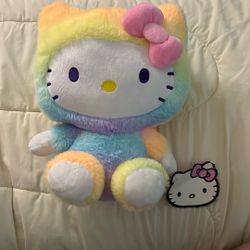 Hello Kitty Rainbow Plush