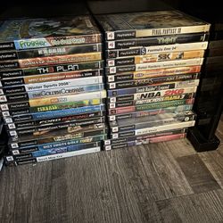Games Ps1 & Ps2 5& Each Game 