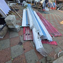 Metal Roofing And Flashing Pieces