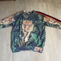 Aviator Nation Velvet Tiger Crewneck