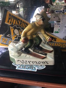 1972 Ezra brooks decanter