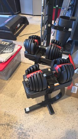 Bowflex Series 552 Dumbell with stand