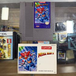 Mega Man 5 Nintendo NES with Manual
