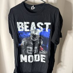 Vintage Beast Mode Marshawn Lynch Oakland Raiders #24 NFL Football Shirt