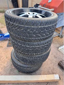 22” wheels and tires