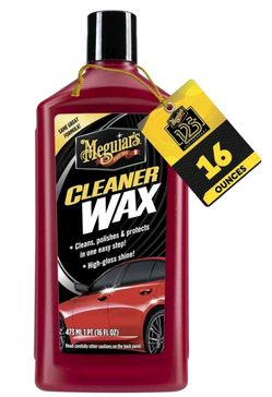 New Case of Meguiar's Car Cleaner Wax Liquid 6- 16oz Bottles