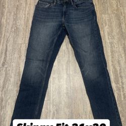 Brand new Banana Republic Denim Blue Jeans Skinny 31x30- $20