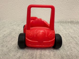 Vintage 1997 Burger King Kids Club Toy DC Comics Red Car - collectible