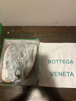 Bottega Veneta Silver Sneakers Women’s size 8