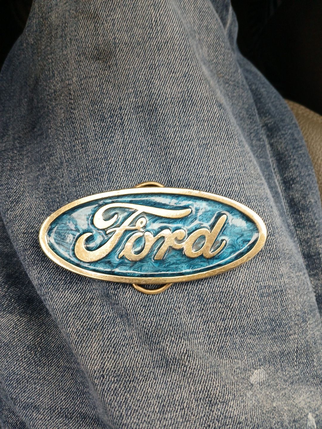 The great American buckle co. Ford belt buckle
