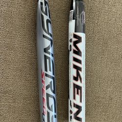 Old school ASA softball bats