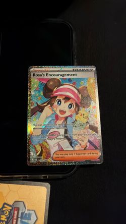 Pokémon Rosa's Encouragement Full Art Trainer Card