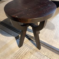 Brown Wooden Accent Table