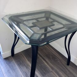 2 Glass End Tables