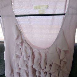 🤍Michael Kors Ruffled Tank Top Blouse Lavender🤍
