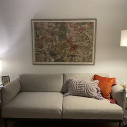 ÄPPLARYD Sofa (Loveseat), Lejde light gray