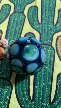 Heady glass marble