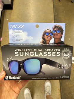 NWT Wireless Dual Speaker Sunglasses