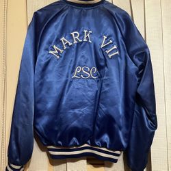 Vintage Men’s Satin Mark VII Bomber Jacket