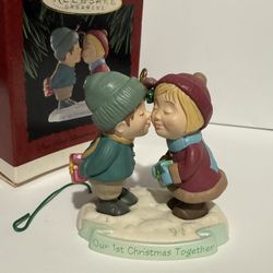 Hallmark Ornament Our 1st Christmas Together First 1994 Retired Ornament Vintage