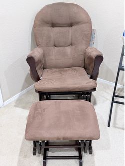 Glider and ottoman