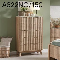 Fluted 5 Drawers Dresser(New In Box)