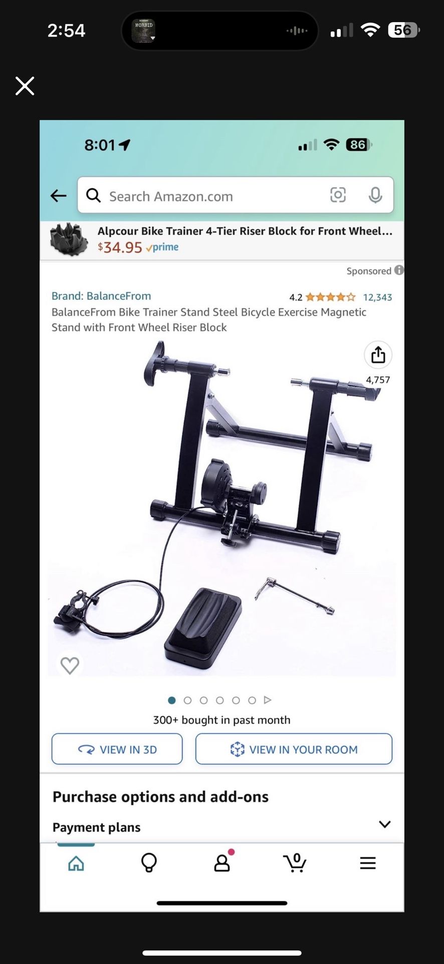 BalanceFrom Bike Trainer