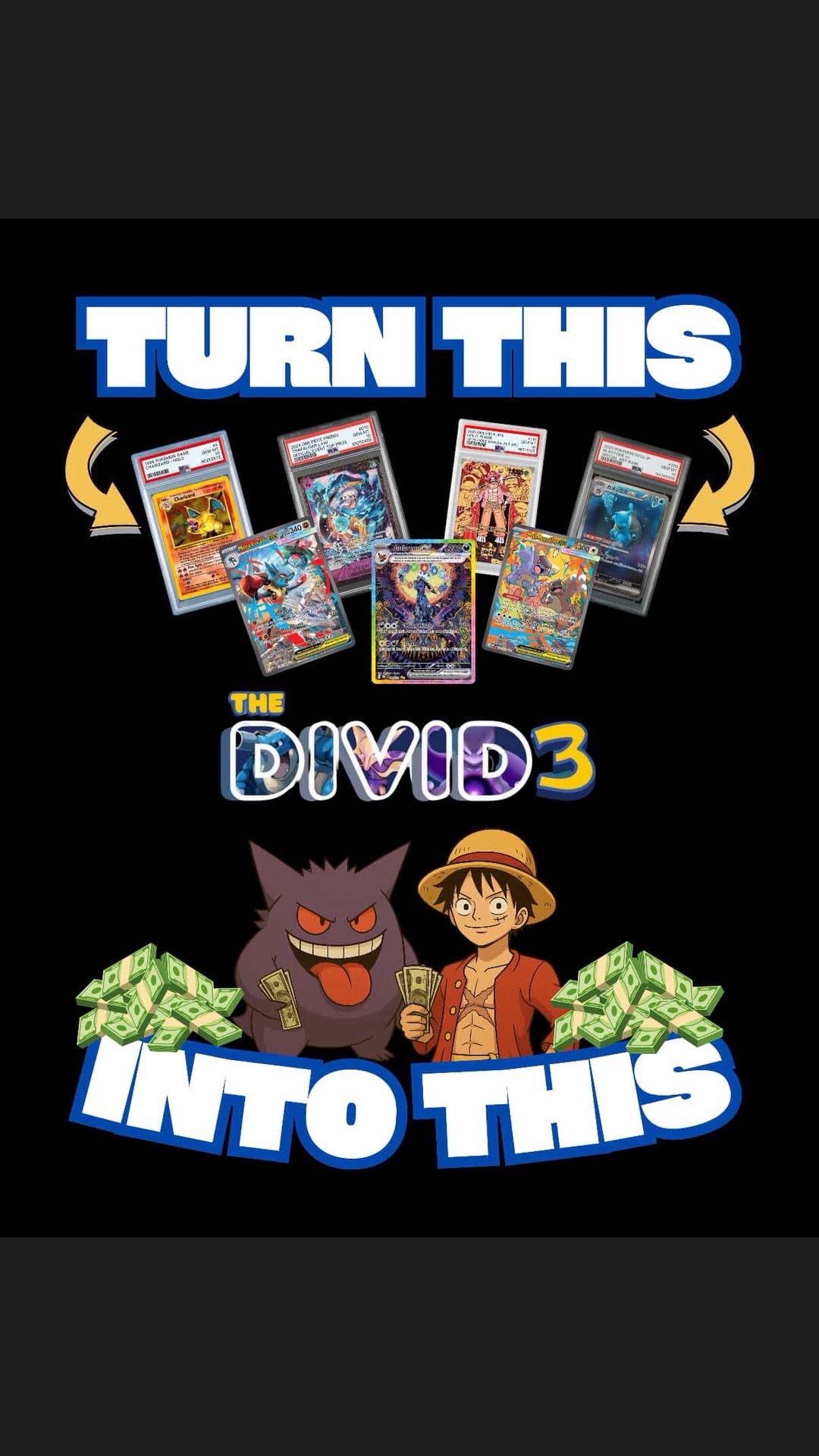 Buying one piece and pokemon collection