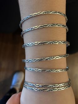 925 Sterling Silver Set Of 7 Pieces 