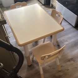Plastic Chair And Table For Kids