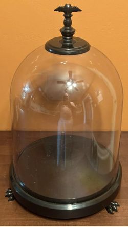 NEW Hyde & and EEK! Target Halloween Plastic Cloche Dome Bat Handle Claw Feet 14”