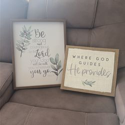 Wall scripture decor