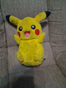 Pikachu plushy