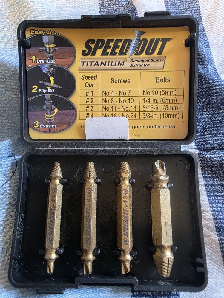 Tool Extractor Screw