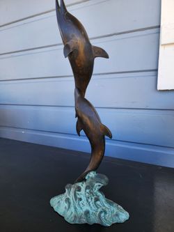 Dolphin sculpture