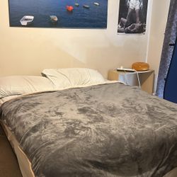 FREE Comfortable couch & Cal King Mattress