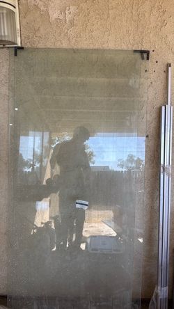Sliding glass shower doors with tracks Free