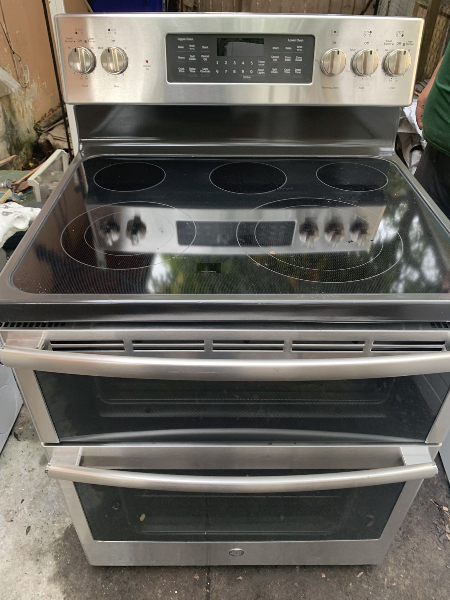 Ge Profile Stainless Steel Double Oven Range