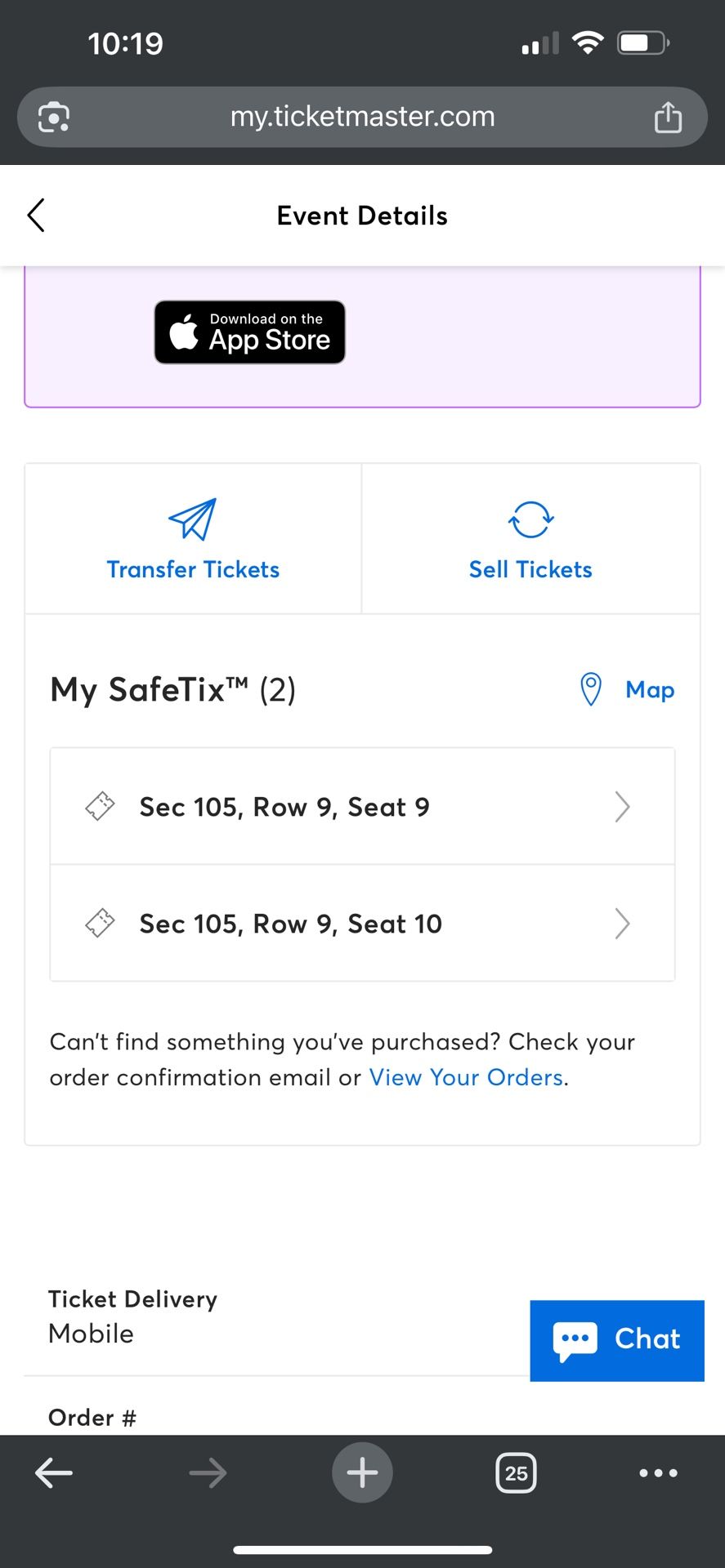 Dua Lipa Tickets for tonight! 10/5/25!!