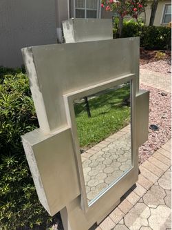 Unique hip and Etsy like large mirror
