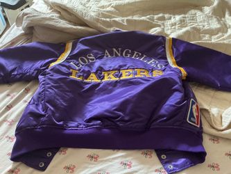 LA Lakers NBA Satin Bomber Jacket