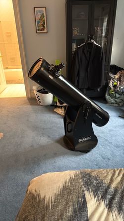 6 inch Orion telescope with eye pieces included