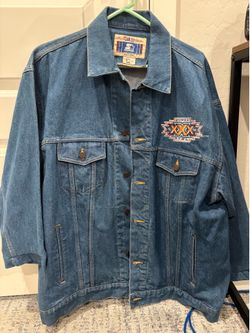 Vintage Super bowl Jean jacket cowboys  xl