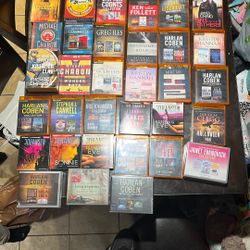 10 Sealed Audiobooks And 23 Open Used Books On CD