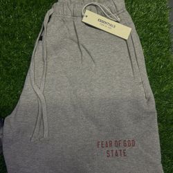 Essentials "fear Of God State" Shorts