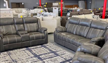Brown Leather Sofa Reclining Ends