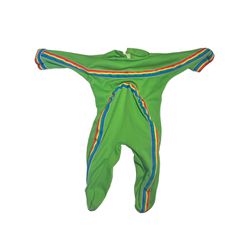 Cabbage Patch Kids Green Rainbow Trim Wired Posable Jumpsuit